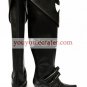 Black D.Gray-man 2 34'' Heel Faux Leather Cosplay Shoes