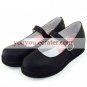 Black Neon Genesis Evangelion Ayanami Rei PU Lolita Shoes