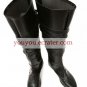 Black Reborn 2'' Heel Faux Leather Cosplay Shoes