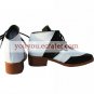 Black White 2 Heel TIGER & BUNNY Wild Tiger Faux Leather Cosplay Shoes