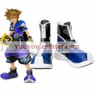 Blue And Black Kingdom Hearts II Sora Imitated Leather Foam Cosplay Shoes