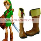 Brown Round Toe The Legend of Zelda Link PU Lolita Boots