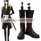 Coffee 1 35'' Heel Hakuouki Faux Leather Cosplay Shoes