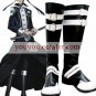 D.Gray-man Yu Kanda Imitated Leather Cosplay Shoes