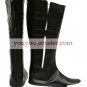 DGRAYMAN Black 1 35'' Heel Faux Leather Cosplay Shoes