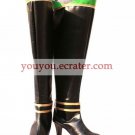 Dynasty Warrior Black 3 12'' Heel Faux Leather Cosplay Shoes