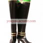 Dynasty Warrior Black 3 12'' Heel Faux Leather Cosplay Shoes