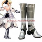 Fate Stay Night Saber Imitated Leather Cosplay Shoes