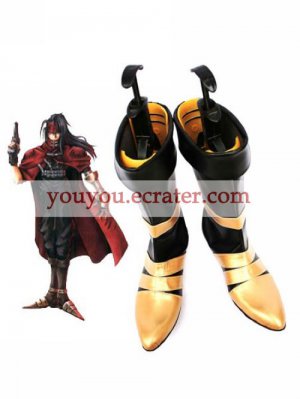 Final Fantasy VII Vincent Imitated Leather Cosplay Shoes