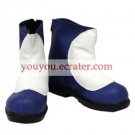Guilty Gear White And Blue 1 15'' Heel Faux Leather Cosplay Shoes