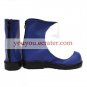 Guilty Gear White And Blue 1 15'' Heel Faux Leather Cosplay Shoes