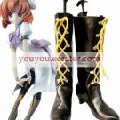 Higurashi When They Cry Rena Imitated Leather Cosplay Shoes