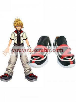 Kingdom Hearts II Roxaz Imitated Leather Rubber Cosplay Shoes