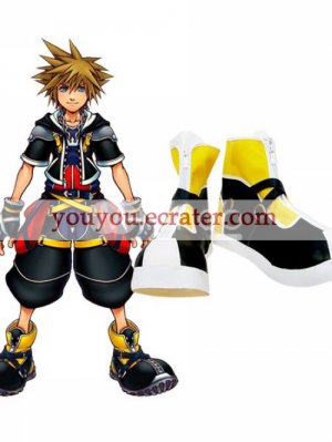 Kingdom Hearts II Sora Imitated Leather Foam Cosplay Shoes