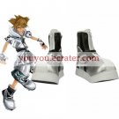Kingdom Hearts II Sora Imitated Leather Foam Cosplay Shoes (gray)