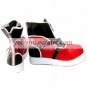 Kingdom Hearts II Sora Imitated Leather Foam Cosplay Shoes red and black