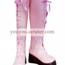 Kingdom Hearts II Yuna Imitated Leather Foam Cosplay Shoes