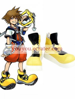 Kingdom Hearts Sora Imitated Leather Foam Cosplay Shoes