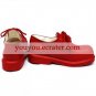 Mitsubishi A6M Zero Red Faux Leather 1 15'' High Heel Lace-Up Cosplay Shoes