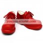 Mitsubishi A6M Zero Red Faux Leather 1 15'' High Heel Lace-Up Cosplay Shoes