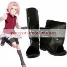 Naruto Haruno Sakura Imitated Leather Rubber Cosplay Shoes1
