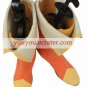 Orange 2'' Heel PRETTY CURE Faux Leather Cosplay Shoes