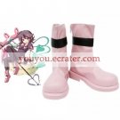 Pink 1 12 Heel TouhouProject Houjuu Nue Faux Leather Cosplay Shoes