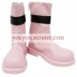 Pink 1 12 Heel TouhouProject Houjuu Nue Faux Leather Cosplay Shoes