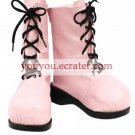 Pink 2 Heel Jigglypuff Pokemon Faux Leather Cosplay Shoes