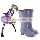 Purple Unlight Danta Round Toe PU Lolita Boots