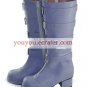 Purple Unlight Danta Round Toe PU Lolita Boots