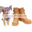 RAGNAROK Brown1 15'' Heel Faux Leather Cosplay Shoes