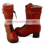 Red Unlight Shert Lace-Up PU Lolita Boots