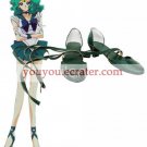 Sailor Moon Imitated Leather Cosplay Shoes Green