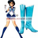 Sailor Moon Sailor Mercury Imitated Leather Cosplay Shoes
