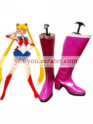 Sailor Moon Tsukino Usagi Cosplay Chunky Boots