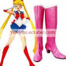 Sailor Moon Usagi Tsukino Imitated Leather Cosplay Shoes