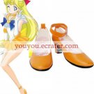 Sailor Moon Venus Imitated Leather Cosplay Shoes