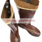 Saiunkoku Monogatari Shi Ryuuki Coffee Faux Leather 1 12'' High Heel Cosplay Shoes