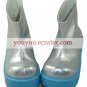 Silver Vocaloid Haku Platform PU Lolita Boots
