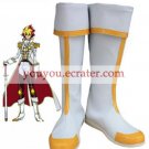 Star Driver White Faux Leather Cosplay Shoes