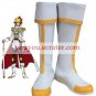 Star Driver White Faux Leather Cosplay Shoes