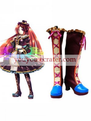 Utau Imitated Namine Ritsu Leather Cosplay Shoes
