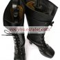 Vocaloid2 Kety Black Faux Leather 3 15'' High Heel Lace-Up Cosplay Shoes