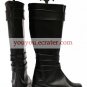 Vocaloid Black Faux Leather 2'' High Heel Cosplay Shoes