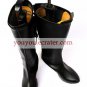 Vocaloid Gumi Black Faux Leather 2 34'' High Heel Cosplay Shoes