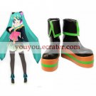Vocaloid Hatsune Miku Imitated Leather Cosplay Shoes1