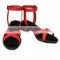 Vocaloid Hatsune Miku Imitated Leather Cosplay Shoes black and red