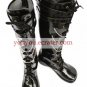 Vocaloid Kagamine Rin Black Faux Leather 2'' High Heel Cosplay Shoes