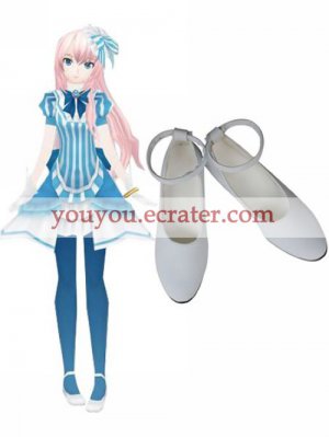 Vocaloid Luka Imitated Leather Cosplay Shoes